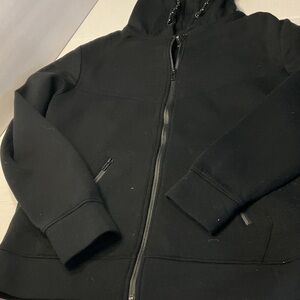Men's Classic Black Hooded Jacket